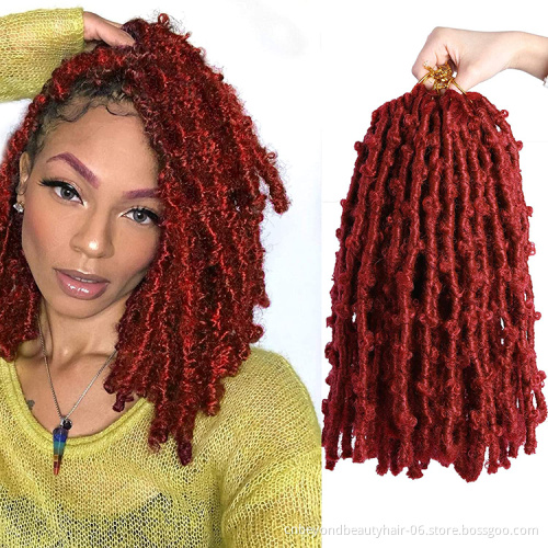 Wholesale Butterfly Locs Hair Crotchet Hair Spring Twisted Pre Looped Goddess Locs Long Butterfly Locs